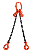 Weissenfel 7.5tonne 2-Leg Chainsling c/w Safety Hooks