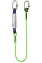 Shock Absorbing Lanyard with Karabiners