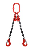 Weissenfel 2.1tonne 2-Leg Chainsling c/w Latch Hooks