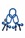 14.1 tonne Grade 100 4Leg Chainsling c/w Latch Hooks
