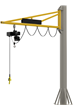 125kg Floor Mounted Swing Jib