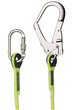 Restraint Lanyard with Karabiner & Scaffold Hook (1m, 1.5m or 2m)