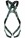 MSA V-FORM 2-point Full Body Safety Harness Qwik-Fit Leg Buckles X-Small
