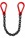 2tonne Single Leg Reevable Collar Chain