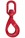 2tonne ChainSling 1 Leg , Swivel Self Locking Hook