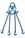 2.9 tonne Grade 100 4 Leg Chainsling c/w Latch Hooks