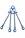 8.4 tonne Grade 100 4Leg Chainsling c/w Safety Hooks