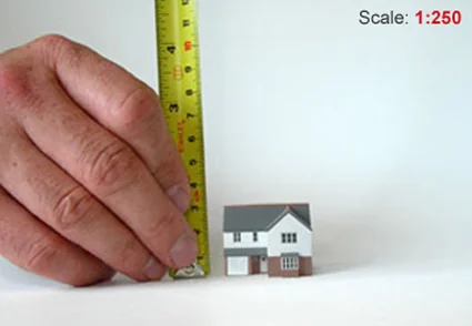 1:250 scale architectural model