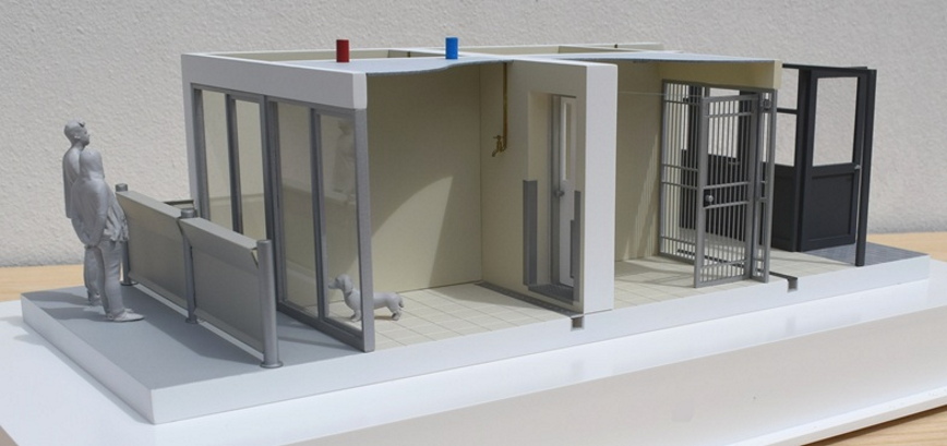 1:25 Dogs Trust Kennel Model