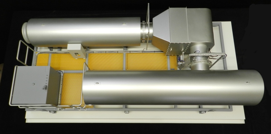 Industrial Marine Silencer Model – 1:12 Scale