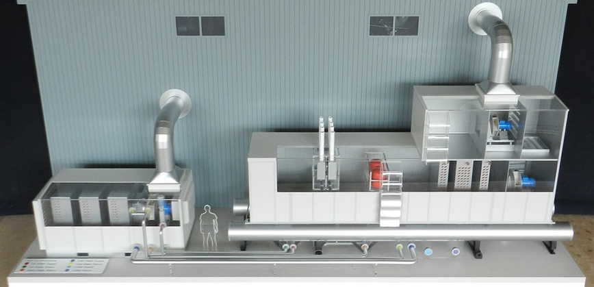 Ventilation System Cut-away View - 1:20 scale