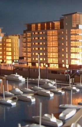 Illuminated architectural models