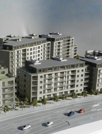 1:150 scale architectural model